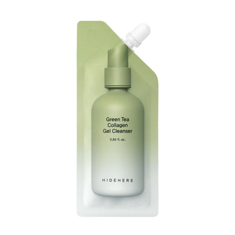 HIDEHERE Green Tea Collagen Gel Cleanser Čistící pleťový gel se zeleným čajem a kolagenem 25 ml HIDEHERE Green Tea Collagen Gel Cleanser Čistící pleťový gel se zeleným čajem a kolagenem 25 ml
