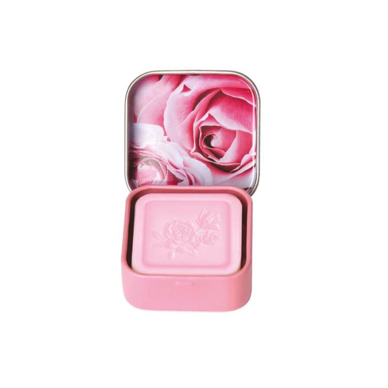 Esprit Provence Tuhé mýdlo v plechovce Růže 25 g Esprit Provence Tuhé mýdlo v plechovce Růže 25 g