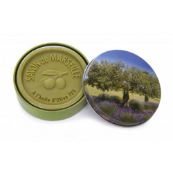 Esprit Provence Tuhé mýdlo v plechovce Oliva 100 g