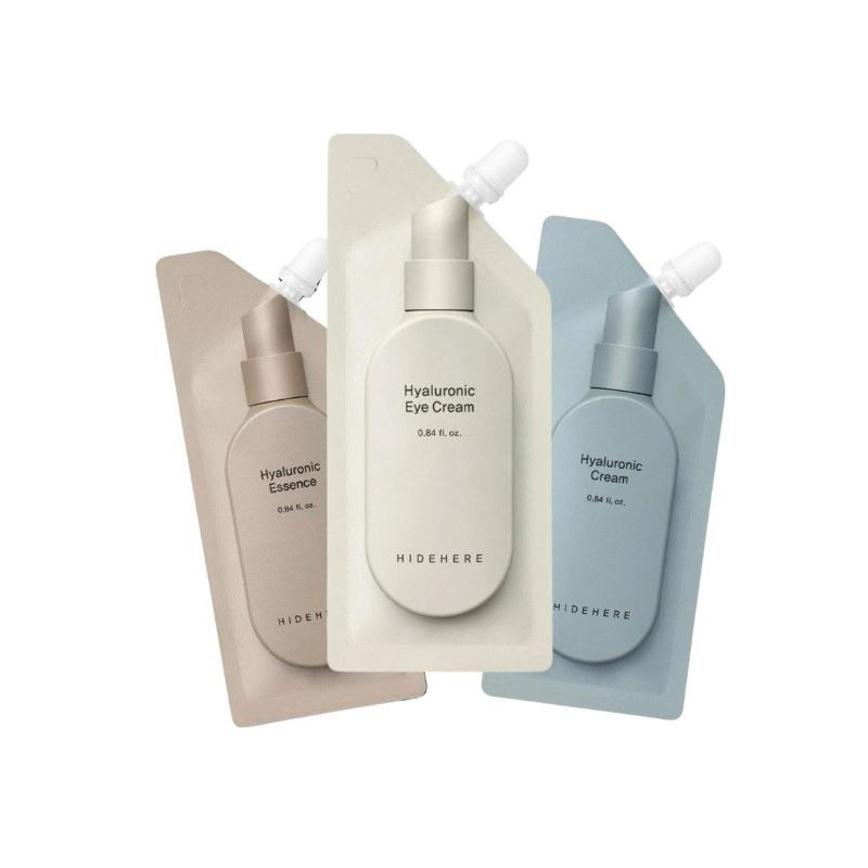 HIDEHERE Základní rutina Hyaluronic hydratační set 3x25 ml HIDEHERE Základní rutina Hyaluronic hydratační set 3x25 ml