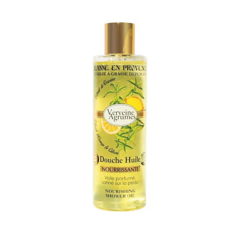 Jeanne En Provence Verbena a citrón Vyživující sprchový olej 250 ml Jeanne En Provence Verbena a citrón Vyživující sprchový olej 250 ml