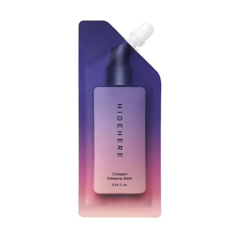 HIDEHERE Collagen Sleeping Mask Pleťová maska na spaní s kolagenem 25 ml HIDEHERE Collagen Sleeping Mask Pleťová maska na spaní s kolagenem 25 ml